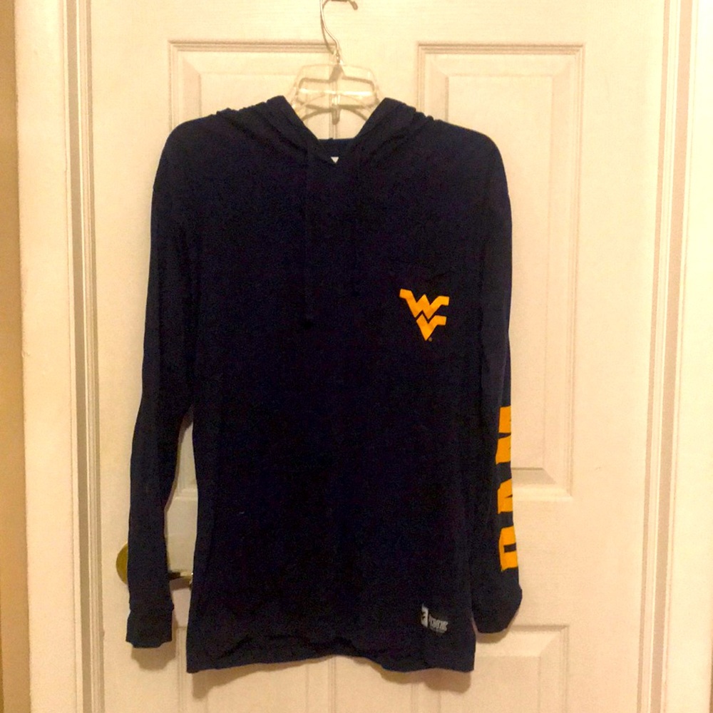 PINK WV Long sleeve hooded T shirt
